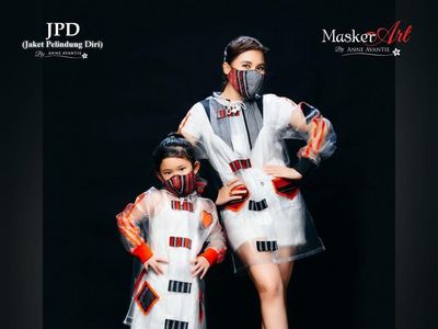 Gemas, Aksi Bilqis Jadi Model JPD Anne Avantie Bareng Ayu Ting Ting
