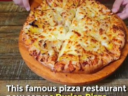 Nyamm! Ini Pizza Topping Durian Musang King yang Manis Legit