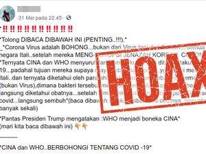 Kenali Jenis-jenis Hoax Corona di Indonesia
