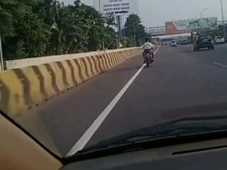 Viral Motor Nyelonong Masuk Tol Jakarta-Tangerang, Ini Kata Polisi