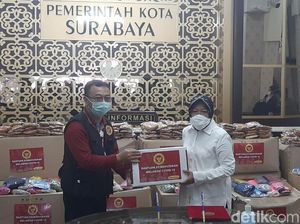 Selain Mobil PCR, Surabaya Juga Dapat Bantuan 120.000 Masker dari BIN