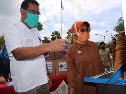 BLK Samarinda Sumbang APD untuk Tim Medis di Bontang