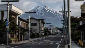 Potret Kondisi Gunung Fuji Ditutup Karena Corona