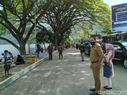 Wisata Ngebel Dibuka di Hari Pertama New Normal, Pengunjung Membludak