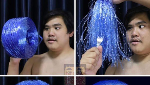 Deretan Foto Aksi Pria Cosplay Pakai Barang Seadanya, Bikin Ngakak