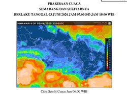 Sejumlah Daerah di Jateng Ini Diprediksi Hujan hingga Malam Nanti