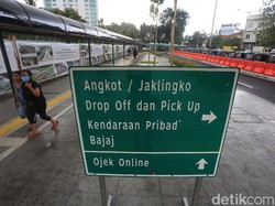 Video Stasiun Tanah Abang Tampil Beda, Bajaj-Ojol Tak Lagi Semrawut