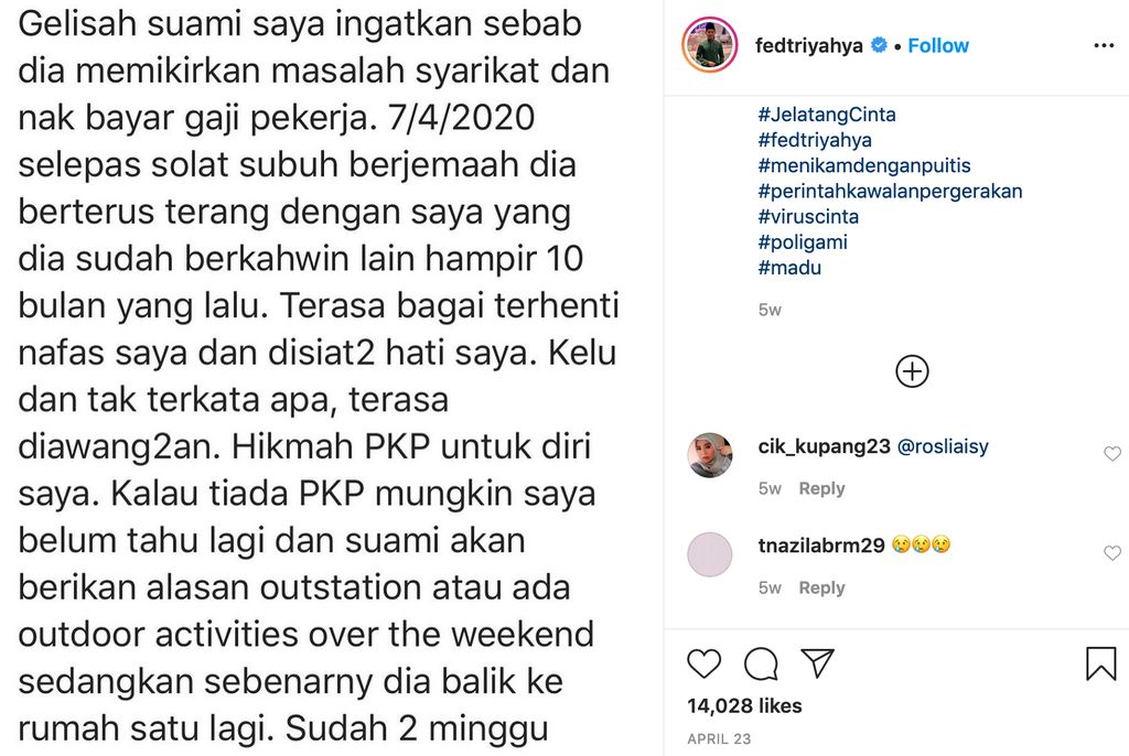 Viral curhatan wanita diselingkuhi