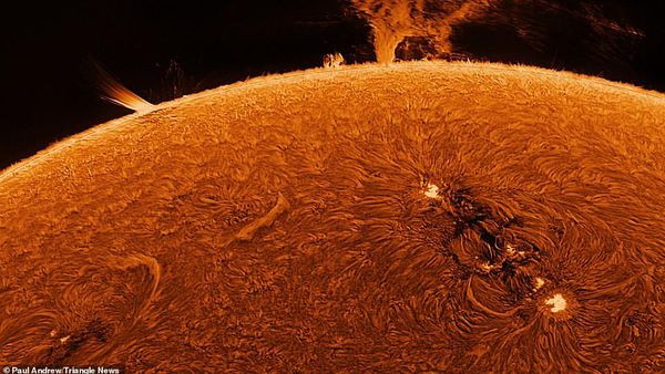 Langka! Foto Detail Permukaan Matahari