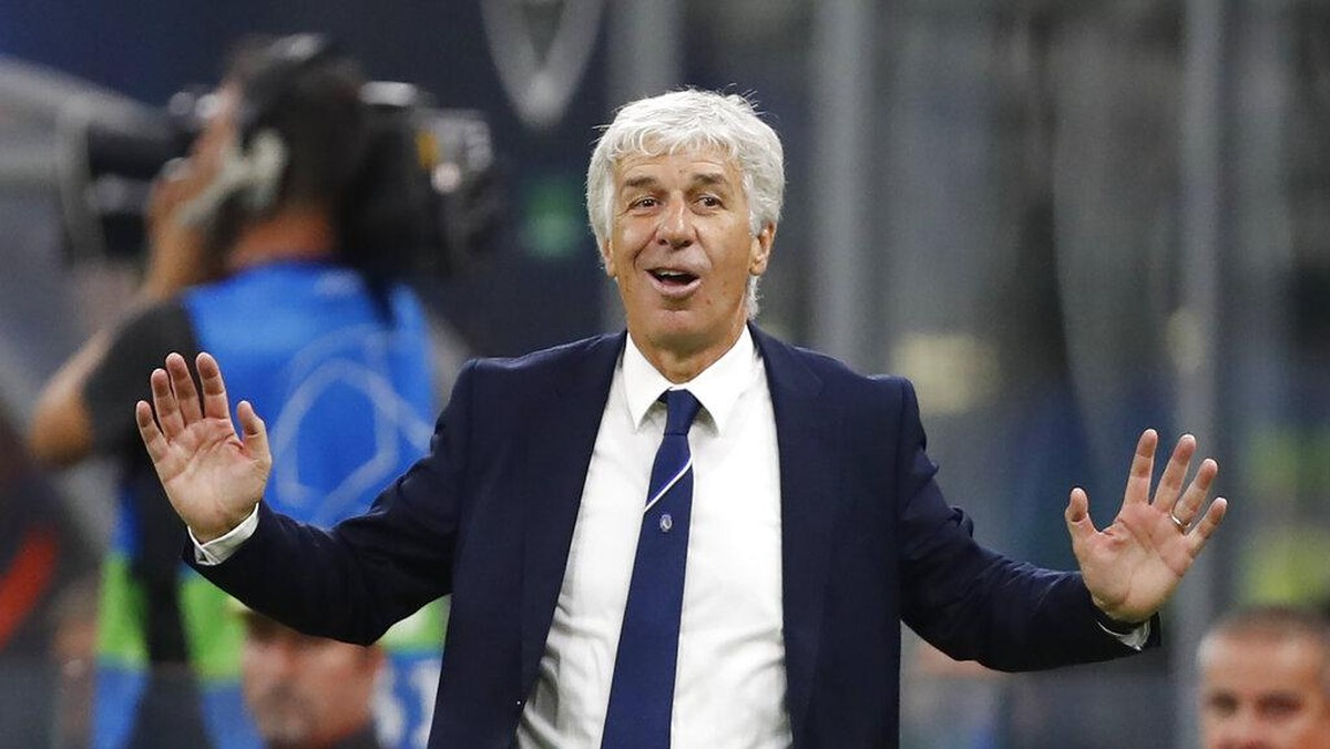 Pelatih Atalanta, Gian Piero Gasperini berharap Antonio Conte dan Manajemen Inter bisa berbaikan (Foto: Antonio Calanni/AP Photo)