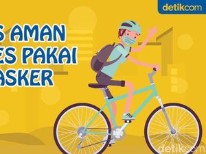 Tips Gowes Pakai Masker Tanpa Harus Sesak Napas
