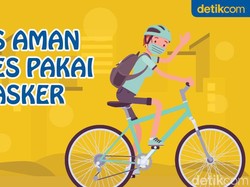 Tips Gowes Pakai Masker Tanpa Harus Sesak Napas