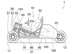 Kawasaki Patenkan Kendaraan Roda 3