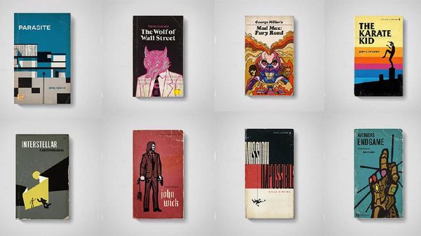 Deretan Film Kelas Dunia Diubah Jadi Sampul Buku Jadul