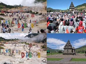 Foto Before-After Dataran Tinggi Dieng yang Ditutup Imbas Corona Foto Before-After Dataran Tinggi Dieng yang Ditutup Imbas Corona