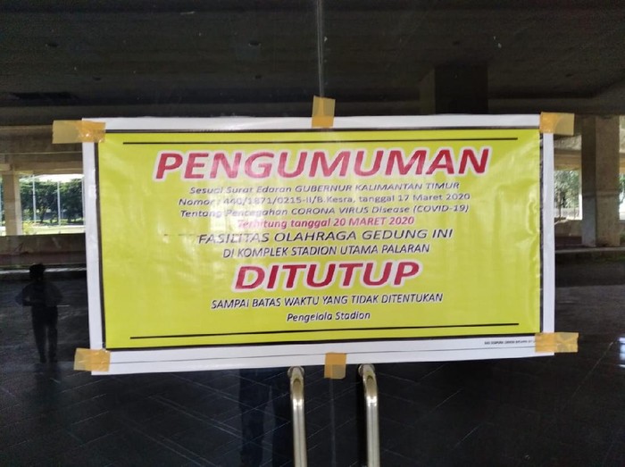Stadion Palaran saat ini