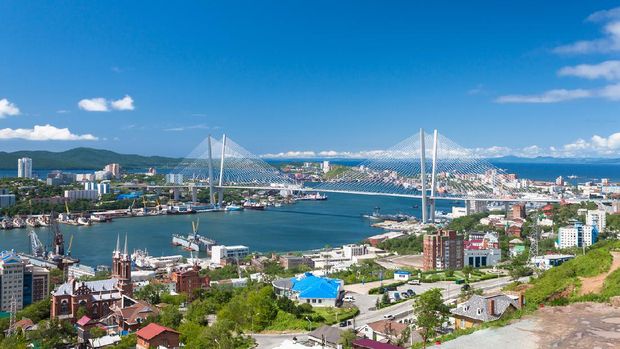 Vladivostok Vladivostok cityscape daylight view.