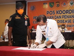 Warga Jayapura Wajib Pakai Masker, Pelanggar Disanksi Teguran-Denda