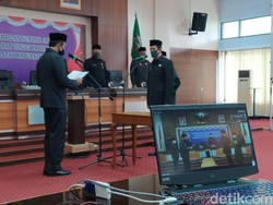 Mendesak Penanganan COVID-19, Bupati Lantik Kepala Pelaksana BPBD Ciamis