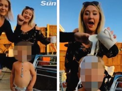 Demi Konten TikTok, Seorang Ibu Tega Tumpahkan Susu ke Kepala Balita