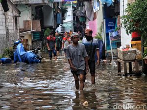 Banjir Terjadi di Wilayah Jakarta, 22 RT Terdampak