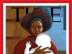 Lukisan George Floyd Kala Bayi Digendong Ibunda Jadi Sampul Majalah TIME