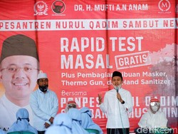 Rapid Test Massal Santri, Politisi Ini Fasilitasi New Normal Pesantren