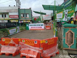 Jadi Klaster Corona, Pasar Cileungsi Bogor Beroperasi dengan Jam Terbatas