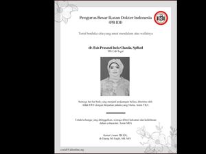 PB IDI Kembali Sampaikan Kabar Duka, Satu Dokter Meninggal Positif Corona