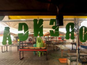 Potret Lenggang Jakarta yang Sunyi Saat Masa PSBB di Ibu Kota