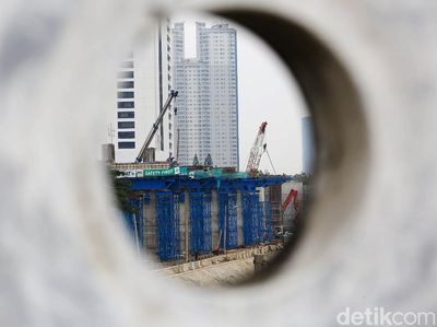 Proyek LRT Jabodebek Terus Dikebut