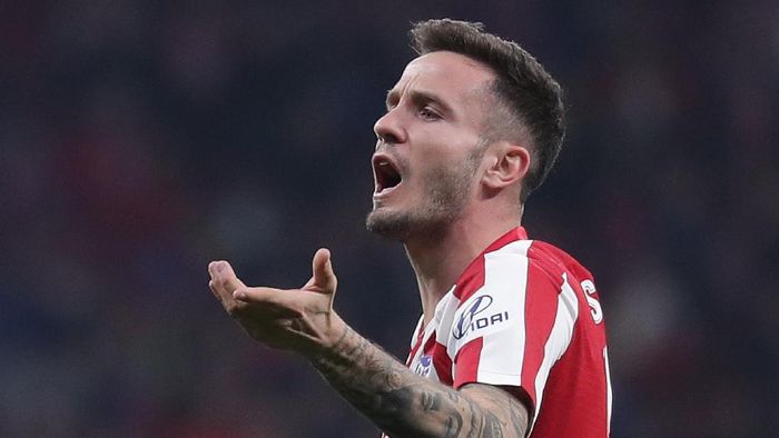 saul niguez atletico madrid laliga liga spanyol MADRID, SPAIN - FEBRUARY 23: Saul Niguez of Atletico de Madrid reacts during the Liga match between Club Atletico de Madrid and Villarreal CF at Wanda Metropolitano on February 23, 2020 in Madrid, Spain. (Photo by Gonzalo Arroyo Moreno/Getty Images)