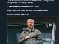Aksi Marina, disokong bos Roman, diyakini bikin Frankie Lampard siap meramu skuad jempolan. (Foto: internet/Twitter)