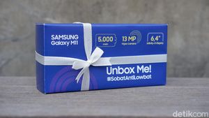 Unboxing Galaxy M11, Bawa Batre 5.000 mAh Harga Rp 2 Juta