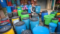 Inovasi Warna-warni Tempat Sampah Daur Ulang