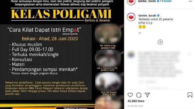 Poster Kelas Poligami