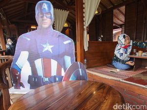 Superhero Bantu Restoran di Puncak untuk Jaga Jarak