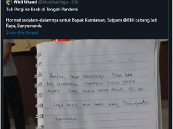 Bikin Haru, Kisah Tunarungu Transaksi di Bank