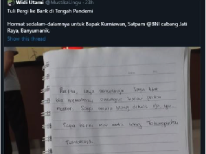 Bikin Haru, Kisah Tunarungu Transaksi di Bank Bikin Haru, Kisah Tunarungu Transaksi di Bank