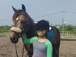 Ditengah Pandemi COVID-19 Atlet Berkuda Equestrian Tetap Berlatih