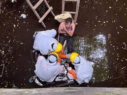 Begini Kondisi WN Inggris yang Terjebak di Sumur Gegara Dikejar Anjing di Bali