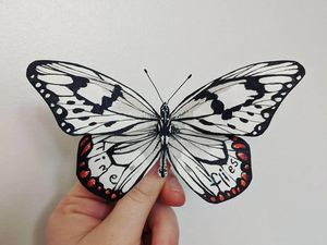 Seniman Ini Bikin Kupu-kupu Kertas yang Realistis Banget