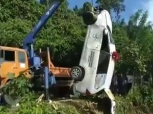 Ambulans di Bengkulu Tergelincir ke Parit, 1 Pasien Tewas