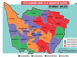 Klaten Catat Tambahan 2 Zona Merah Corona dalam Sehari