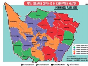 Klaten Catat Tambahan 2 Zona Merah Corona dalam Sehari Klaten Catat Tambahan 2 Zona Merah Corona dalam Sehari