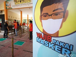 New Normal, Pengunjung Solo Zoo Simulasi Protokol Kesehatan