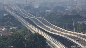 Penampakan Tol Japek Layang yang Kembali Dibuka Secara Bertahap