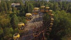 Potret Kota Mati Pripyat Bekas Bencana Nuklir Chernobyl