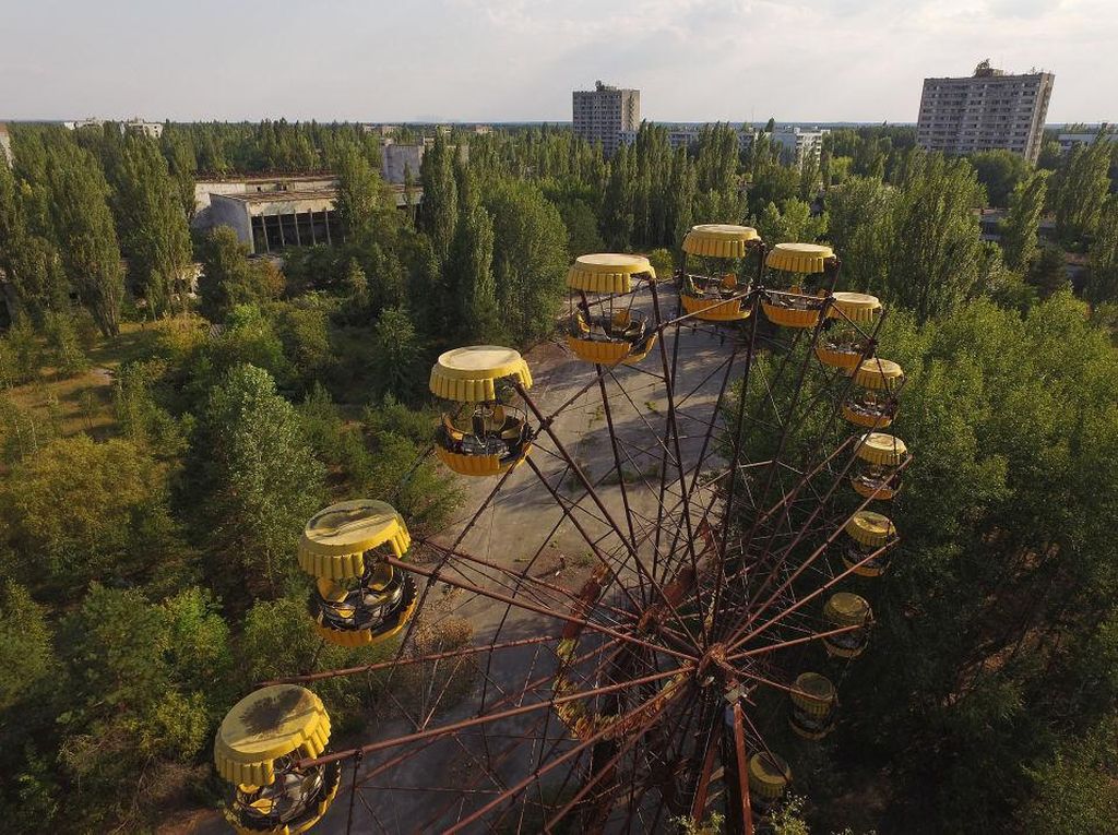 Potret Kota Mati Pripyat Bekas Bencana Nuklir Chernobyl