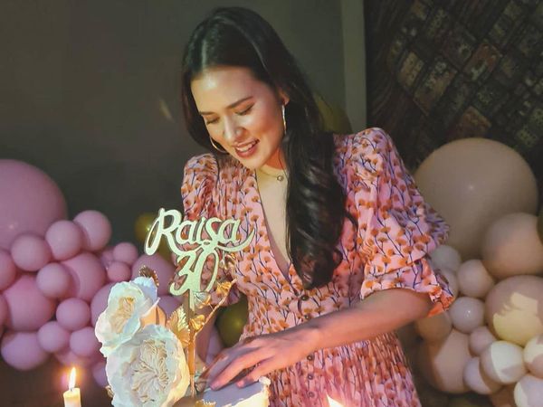 Raisa Rayakan Ultah #dirumahaja, Intip Dekorasi Cantik Pestanya